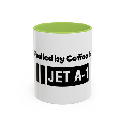 Coffee Mug Fuelled by Coffee and Jet A-1