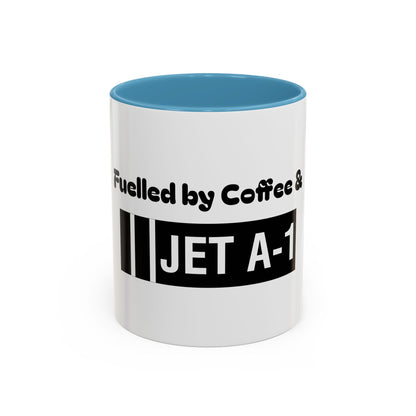 Coffee Mug Fuelled by Coffee and Jet A-1