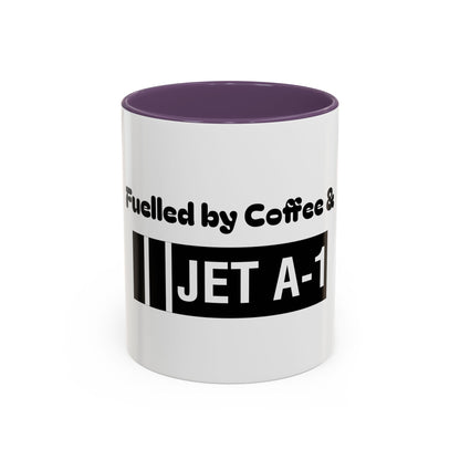 Coffee Mug Fuelled by Coffee and Jet A-1