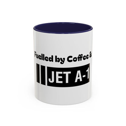 Coffee Mug Fuelled by Coffee and Jet A-1